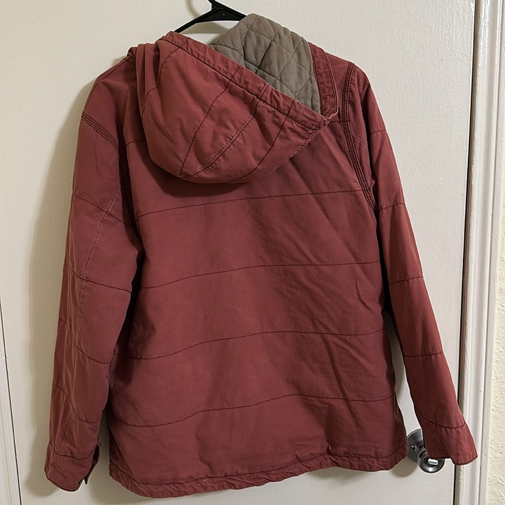 Carhartt Women’s Quilted Hooded Jacket - Rosewood - Picture 4 of 5